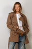 Rotate - Jacket - Oversize Suede - Morel
