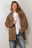 Rotate - Jacket - Oversize Suede - Morel