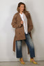 Rotate - Jacket - Oversize Suede - Morel