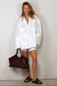 Rotate - Blouse - Flower Oversized Shirt - Bright White