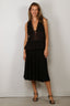 Forte_Forte - Top - Co/Se Voile And Lace Top - Noir
