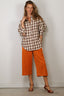 RÓHE - Blouse - Oversized Check Shirt - Red Table Check