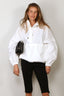 RÓHE - Jacket - Textured Cotton Blend Anorak - Optic White