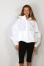 RÓHE - Jacket - Textured Cotton Blend Anorak - Optic White
