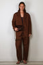 Tibi - Top - Summer Slip Cami - Chocolate Brown