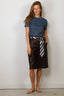 Tibi - T-shirt - Stretch Denim Baby T - Classic Wash