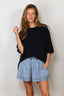 Lisa Yang - Top - Camille - Navy