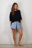 Lisa Yang - Top - Camille - Navy