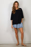 Lisa Yang - Top - Camille - Navy