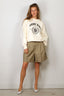 Anine Bing - Sweater - Miles Sweatshirt Collegiate - Cream