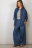 Suzie Kondi - Blouse - Kappa Button-Up Shirt Denim - Aegean