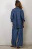 Suzie Kondi - Blouse - Kappa Button-Up Shirt Denim - Aegean