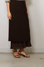 Rotate - Rok - Midi Skirt W/ Two Layers - Molé