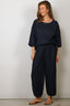 Suzie Kondi - Top - Saria Linen - Deep Navy