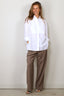 Tibi - Broek - Tropical Wool Scottie Jogger - Cedar Melange
