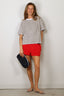 Raff Collective - T-Shirt - Belle - Grey Melange