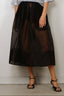 Tibi - Rok - Organza Full Skirt - Black