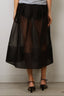 Tibi - Rok - Organza Full Skirt - Black