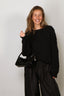 Suzie Kondi - Trui - Kismet Crewneck Sweater Slub Cashmere - Black