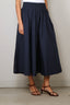 Suzie Kondi - Rok - Kyria Circle Skirt Solid Cotton Poplin - Navy