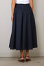 Suzie Kondi - Rok - Kyria Circle Skirt Solid Cotton Poplin - Navy