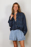 TWP - Blouse - OG Supersized - Dark Stone
