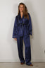 Forte_Forte - Jacket - "Le Club" Print Envers Satin Robe De Chambre - Notte