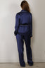 Forte_Forte - Jacket - "Le Club" Print Envers Satin Robe De Chambre - Notte