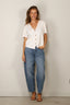 Lisa Yang - Top - Helly - Cream