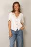 Lisa Yang - Top - Helly - Cream