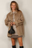 RÓHE - Jacket - Double Faced Wool Pankou Closure Jacket - Desert Brown