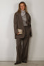 Tibi - Blazer - Tropical Wool Liam Blazer - Dark Stone