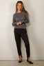 RÓHE - Top - Fine Merino Long Sleeve - Mid Grey Melange