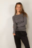 RÓHE - Top - Fine Merino Long Sleeve - Mid Grey Melange