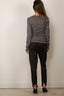 RÓHE - Top - Fine Merino Long Sleeve - Mid Grey Melange