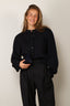RÓHE - Vest - Statement Shoulder Cardigan - Navy