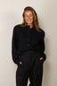 RÓHE - Vest - Statement Shoulder Cardigan - Navy