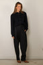 RÓHE - Vest - Statement Shoulder Cardigan - Navy