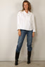 Denimist - Blouse - Bailey Cropped Shirt - Brushed Ecru White
