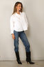 Denimist - Blouse - Bailey Cropped Shirt - Brushed Ecru White