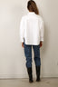 Denimist - Blouse - Bailey Cropped Shirt - Brushed Ecru White