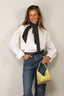 Denimist - Blouse - Bailey Cropped Shirt - Brushed Ecru White