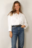 Denimist - Blouse - Bailey Cropped Shirt - Brushed Ecru White