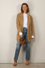 R13 - Blazer - Oversized Ragged Blazer - Light Khaki