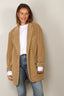 R13 - Blazer - Oversized Ragged Blazer - Light Khaki