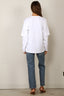 Tibi - Top - Perfectv T Unisex Double Layer Long Sleeve Tshirt - White