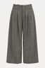 R13 - Broek - Triple Pleat Pant - Black White Mini Check