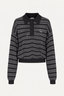 Rotate - Sweater - Slinky Knit Polo - Black Combo