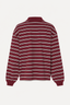 Rotate - Top - Pique Longsleeve  Polo - Zinfandel