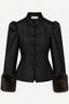 SAGE AND IVY - Jacket - Kira - Black Fur